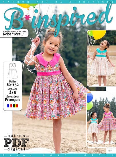 Gratuit : patron robe fillette