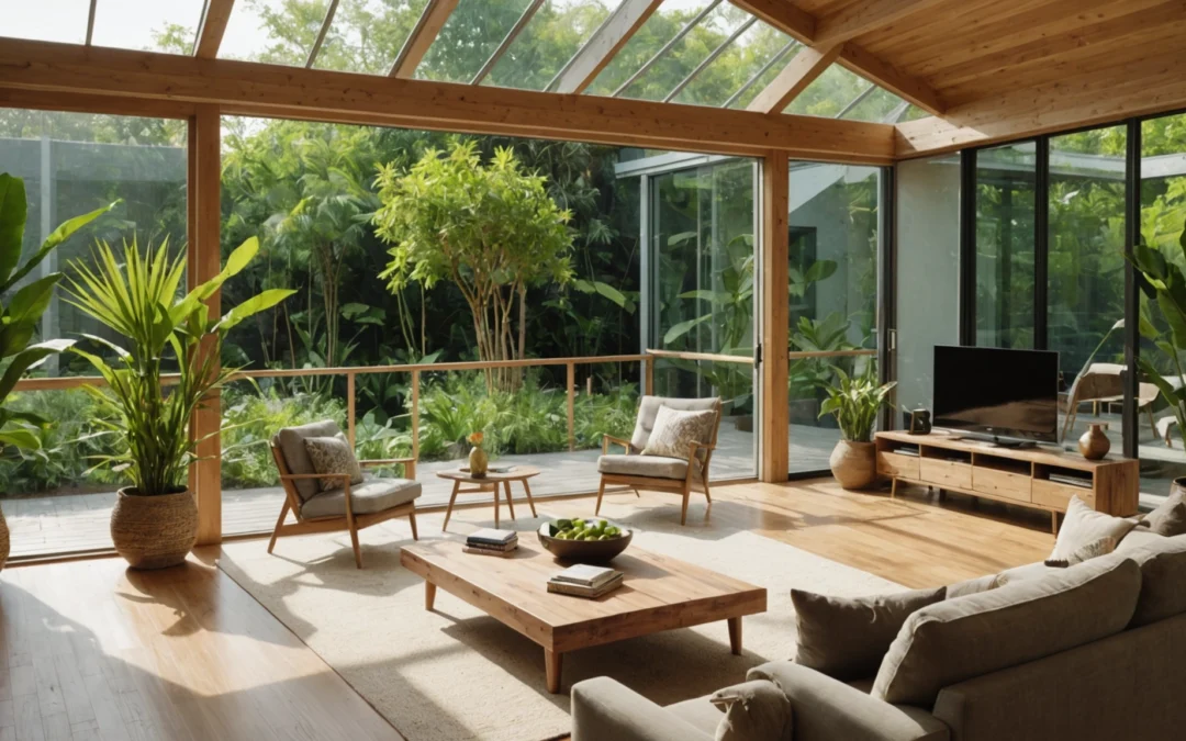 Ces matériaux écologiques qui transforment votre maison en oasis verte
