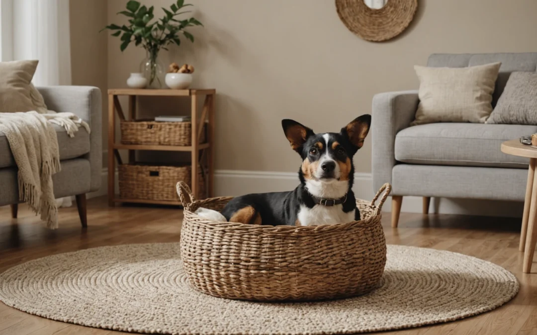 panier pour chien design