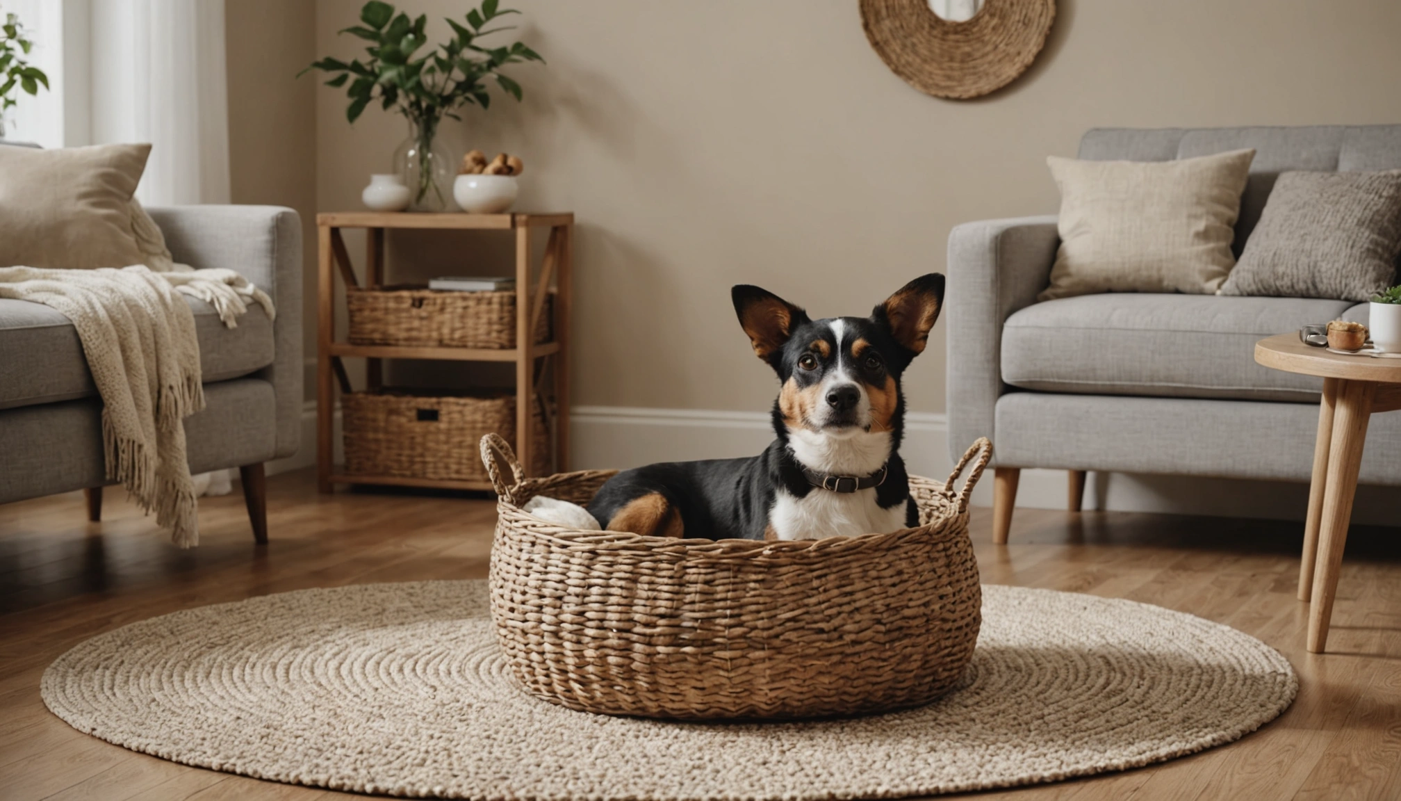 panier pour chien design