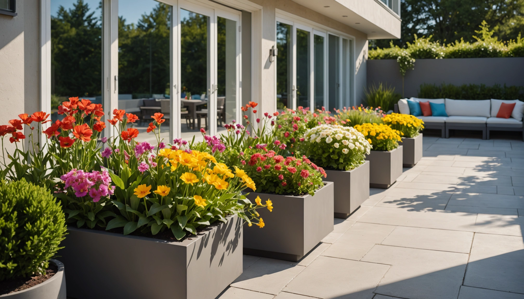 fleurs pour emplacement ensoleillé
