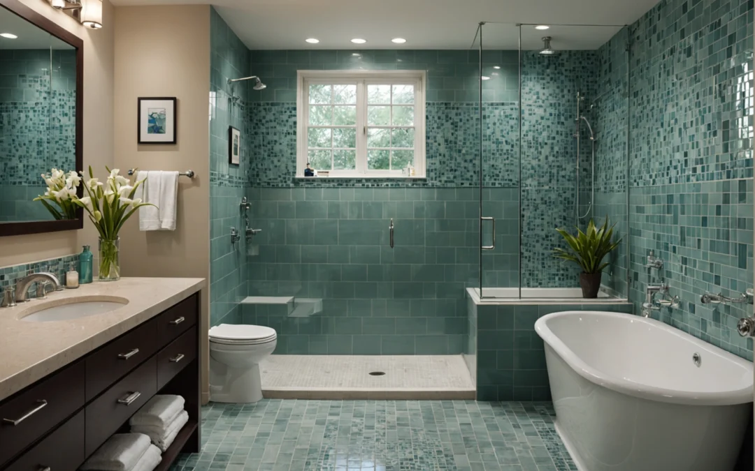 idées de carrelage pour petite salle de bain