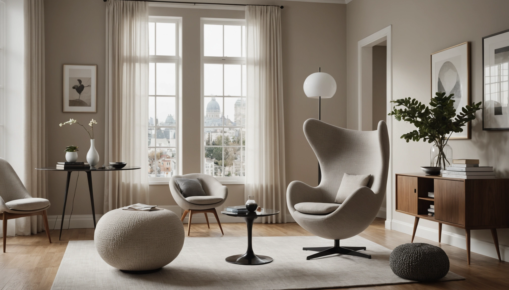 fauteuil Arne Jacobsen Egg Chair