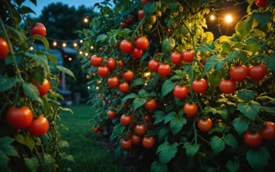 Ravissement visuel et gustatif : la tomate reine de la nuit illumine votre jardin