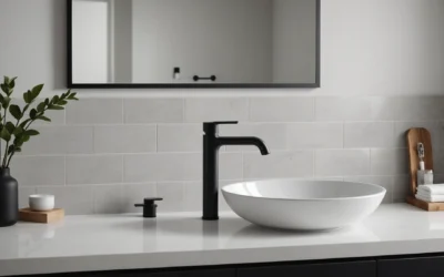 Sublimez votre salle de bains avec l’élégance intime de la robinetterie noire