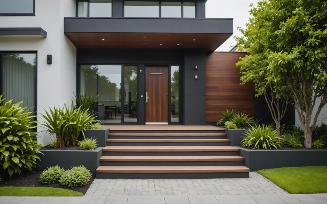 Transformer votre entrée extérieure avec un escalier élégant et pratique