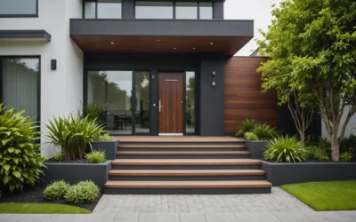 Transformer votre entrée extérieure avec un escalier élégant et pratique