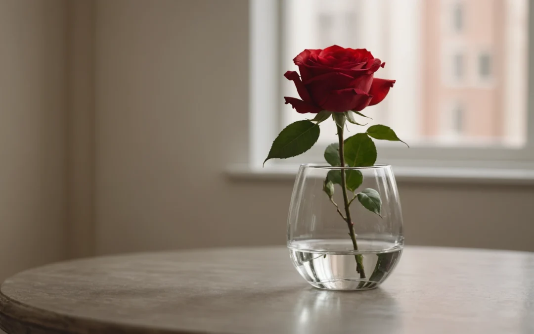 Rose sans eau : combien d’heures avant qu’elle ne se fane ?