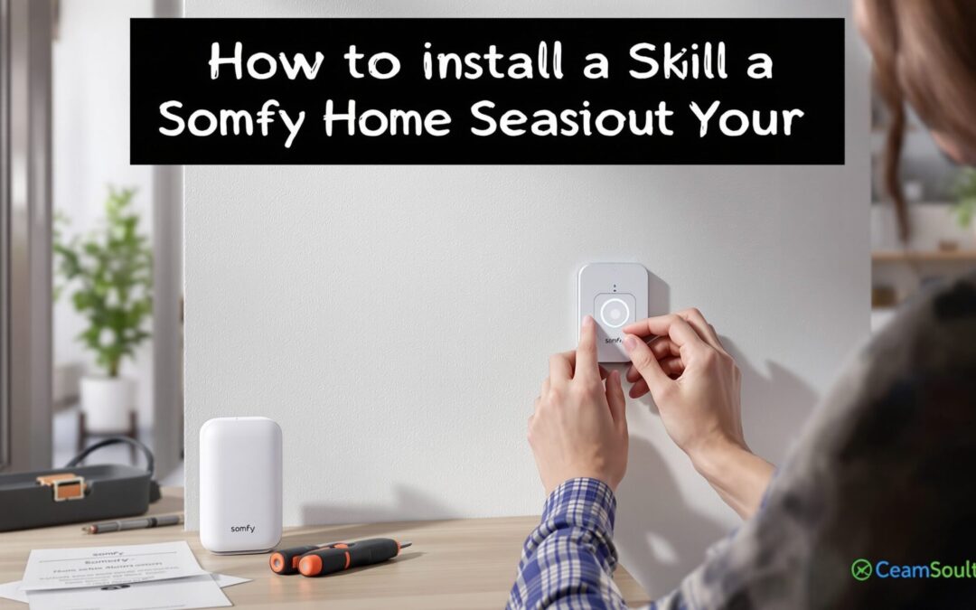 Comment installer une alarme maison Somfy soi-même ?