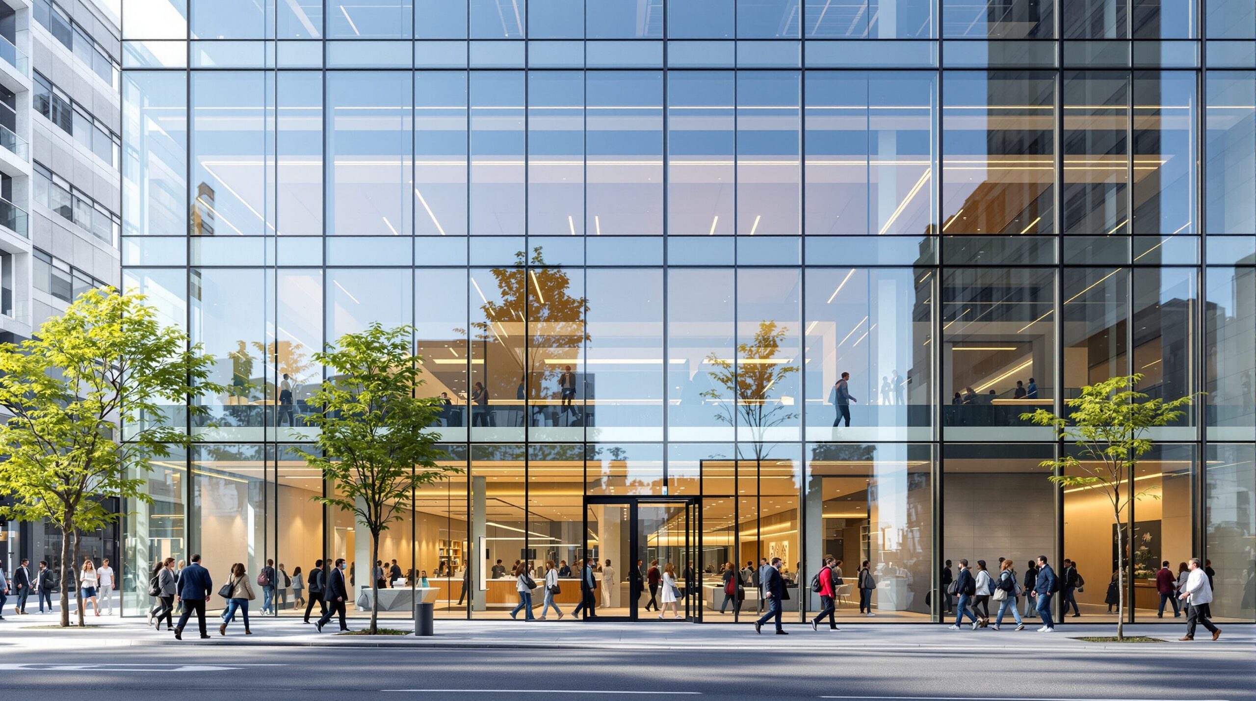 Pourquoi_choisir_une_façade_en_verre_pour_un_bâtiment_? façades en verre avantages et inconvénients