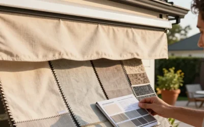 Bavette store banne : la matière à privilégier selon usage et budget ?