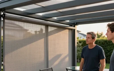 Pergola avec store enrouleur : le store latéral ou toiture enroulable, que choisir ?