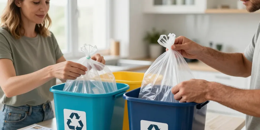 recyclage sac plastique
