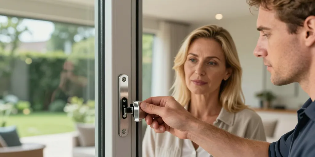 serrure baie coulissante 3 points