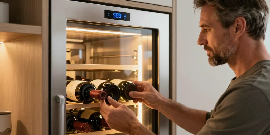 comment ranger une cave à vin électrique